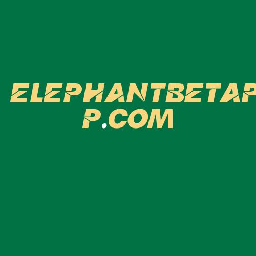 Logo da ELEPHANTBETAPP